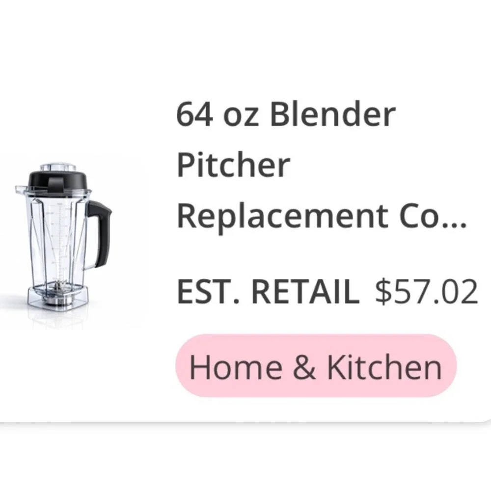Vitamix 64oz container